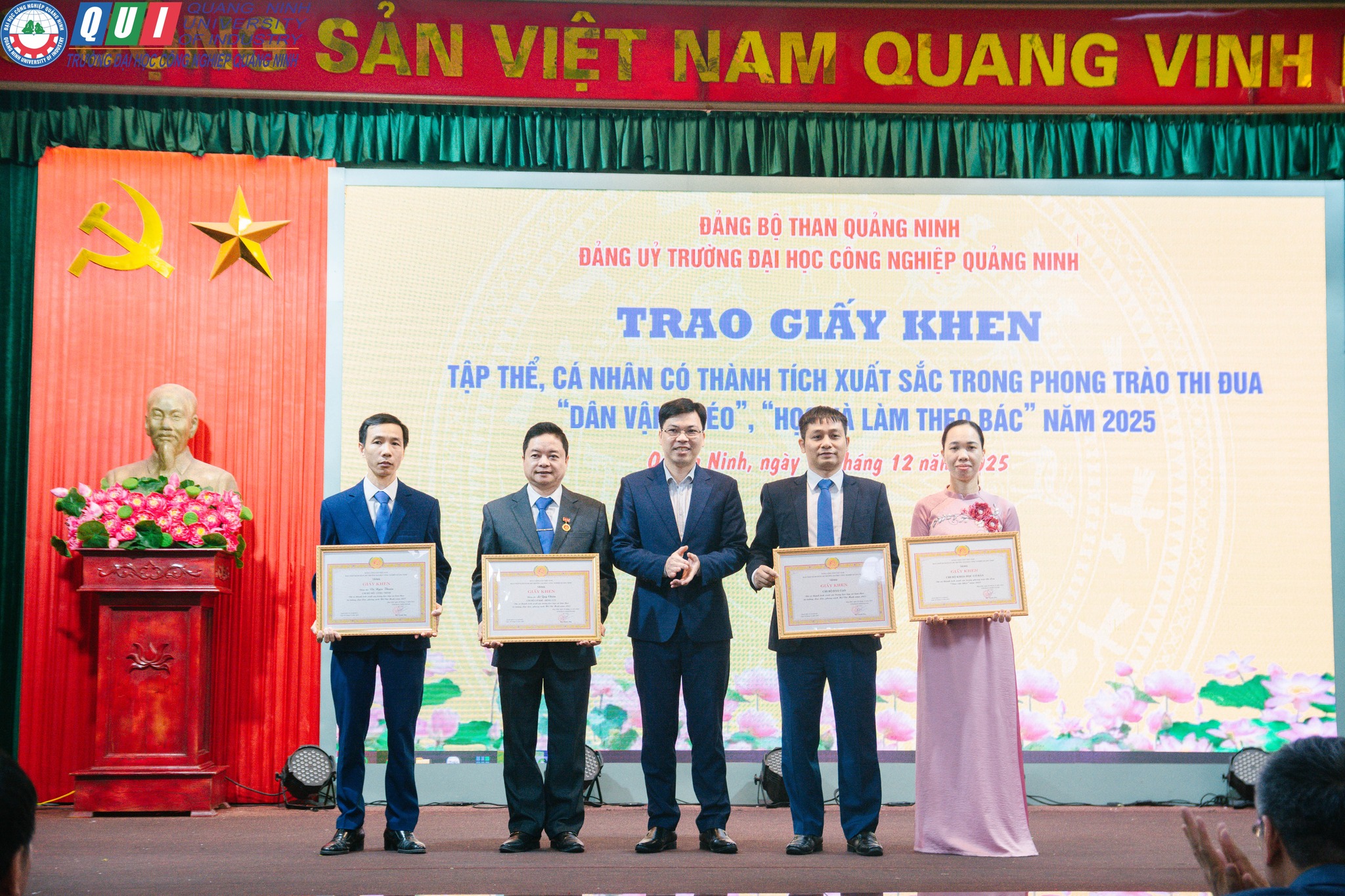 Gương sáng học tập và làm theo tư tưởng, đạo đức, phong cách  Hồ Chí Minh tại Đảng bộ Trường Đại học Công nghiệp Quảng Ninh